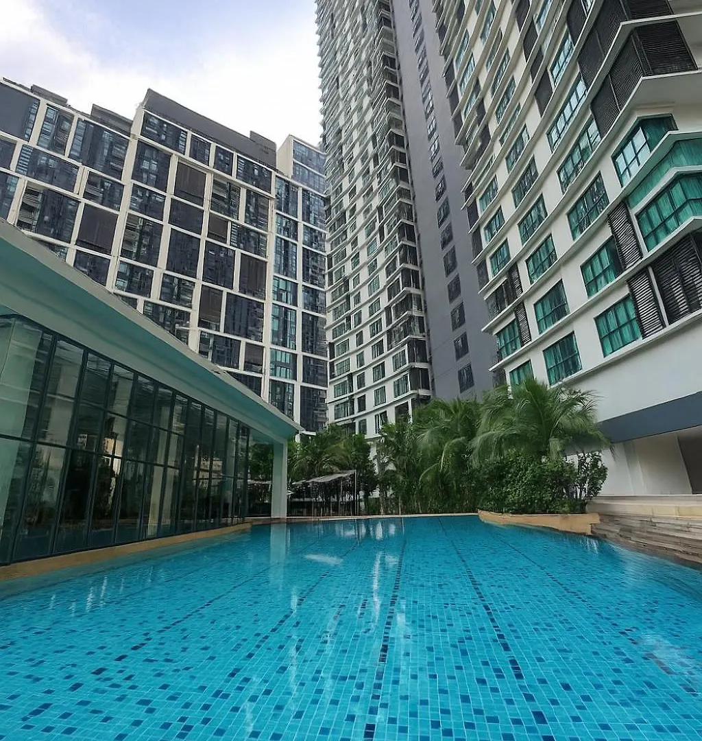 Elegant 1Br In Ooak Suites, Mont Kiara Kl - Walk To Malls & Dining 吉隆坡 0*,